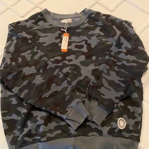 Soul Cycle x Sundry camo sweatshirt